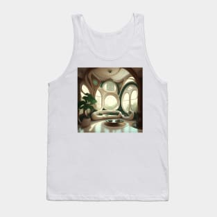 [AI Art] My future living room, Art Nouveau Style Tank Top